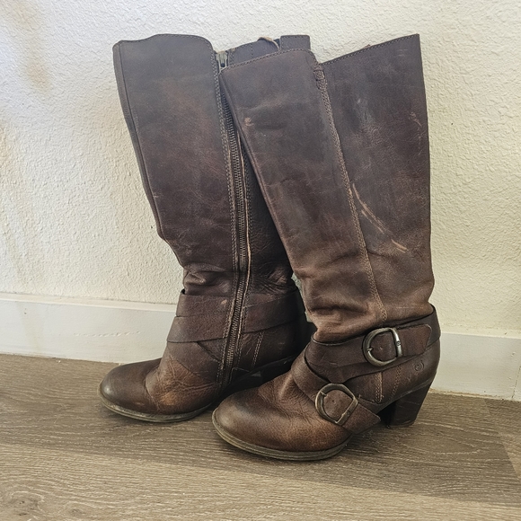 Born calf boots - Picture 1 of 8